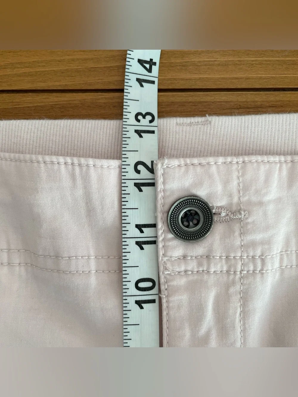 Style & Co. Light Pink Shorts Cotton Midrise Comfort Waist Size 18W